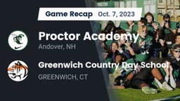 Recap: Proctor Academy  vs. Greenwich Country Day School 2023