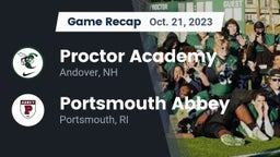 Recap: Proctor Academy  vs. Portsmouth Abbey  2023