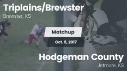 Matchup: Triplains/Brewster H vs. Hodgeman County  2017