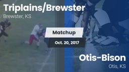 Matchup: Triplains/Brewster H vs. Otis-Bison  2017