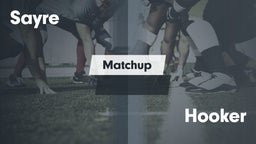 Matchup: Sayre  vs. Hooker  2016