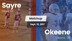 Matchup: Sayre  vs. Okeene  2017