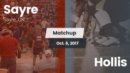 Matchup: Sayre  vs. Hollis 2017