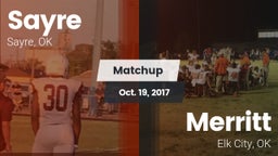 Matchup: Sayre  vs. Merritt  2017