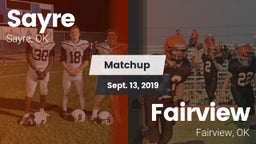 Matchup: Sayre  vs. Fairview  2019