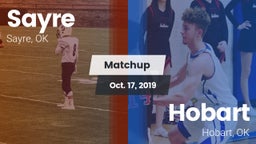 Matchup: Sayre  vs. Hobart  2019