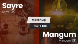 Matchup: Sayre  vs. Mangum  2019