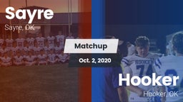 Matchup: Sayre  vs. Hooker  2020