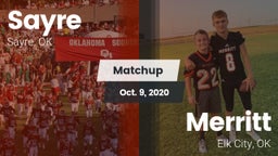 Matchup: Sayre  vs. Merritt  2020