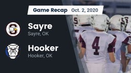 Recap: Sayre  vs. Hooker  2020