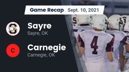 Recap: Sayre  vs. Carnegie  2021