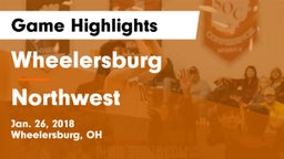 Wheelersburg  vs Northwest Game Highlights - Jan. 26, 2018