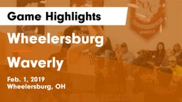 Wheelersburg  vs Waverly  Game Highlights - Feb. 1, 2019