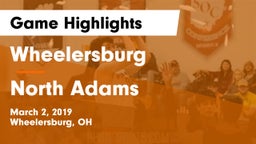 Wheelersburg  vs North Adams Game Highlights - March 2, 2019