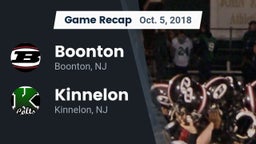 Recap: Boonton  vs. Kinnelon  2018