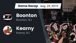Recap: Boonton  vs. Kearny  2019