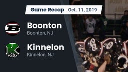 Recap: Boonton  vs. Kinnelon  2019