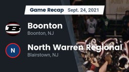 Recap: Boonton  vs. North Warren Regional  2021