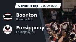 Recap: Boonton  vs. Parsippany  2021