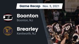 Recap: Boonton  vs. Brearley  2021