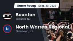 Recap: Boonton  vs. North Warren Regional  2022