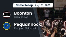 Recap: Boonton  vs. Pequannock  2023