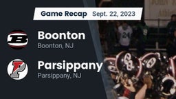 Recap: Boonton  vs. Parsippany  2023
