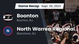 Recap: Boonton  vs. North Warren Regional  2023