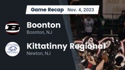 Recap: Boonton  vs. Kittatinny Regional  2023