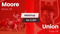 Matchup: Moore  vs. Union  2017