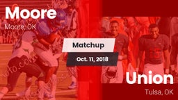 Matchup: Moore  vs. Union  2018