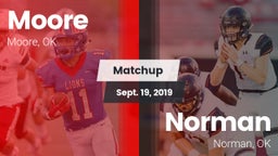 Matchup: Moore  vs. Norman  2019
