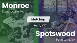 Matchup: Monroe  vs. Spotswood  2017