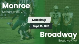 Matchup: Monroe  vs. Broadway  2017