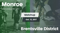 Matchup: Monroe  vs. Brentsville District 2017