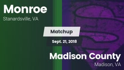 Matchup: Monroe  vs. Madison County  2018