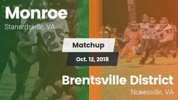 Matchup: Monroe  vs. Brentsville District  2018