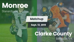 Matchup: Monroe  vs. Clarke County  2019