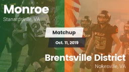 Matchup: Monroe  vs. Brentsville District  2019
