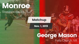 Matchup: Monroe  vs. George Mason  2019