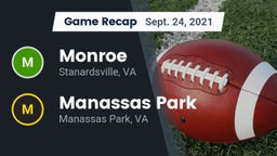 Recap: Monroe  vs. Manassas Park  2021