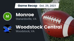 Recap: Monroe  vs. Woodstock Central  2021