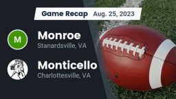 Recap: Monroe  vs. Monticello  2023