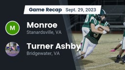 Recap: Monroe  vs. Turner Ashby  2023