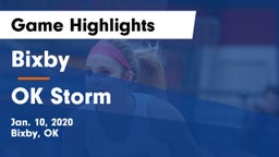 Bixby  vs OK Storm Game Highlights - Jan. 10, 2020