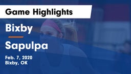 Bixby  vs Sapulpa  Game Highlights - Feb. 7, 2020