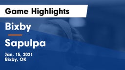 Bixby  vs Sapulpa  Game Highlights - Jan. 15, 2021