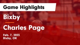 Bixby  vs Charles Page  Game Highlights - Feb. 7, 2023
