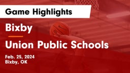 Bixby  vs Union Public Schools Game Highlights - Feb. 25, 2024
