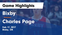 Bixby  vs Charles Page  Game Highlights - Feb 17, 2017